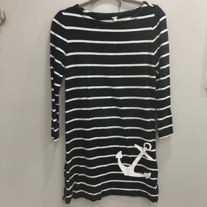 Striped J. Crew Anchor Dress